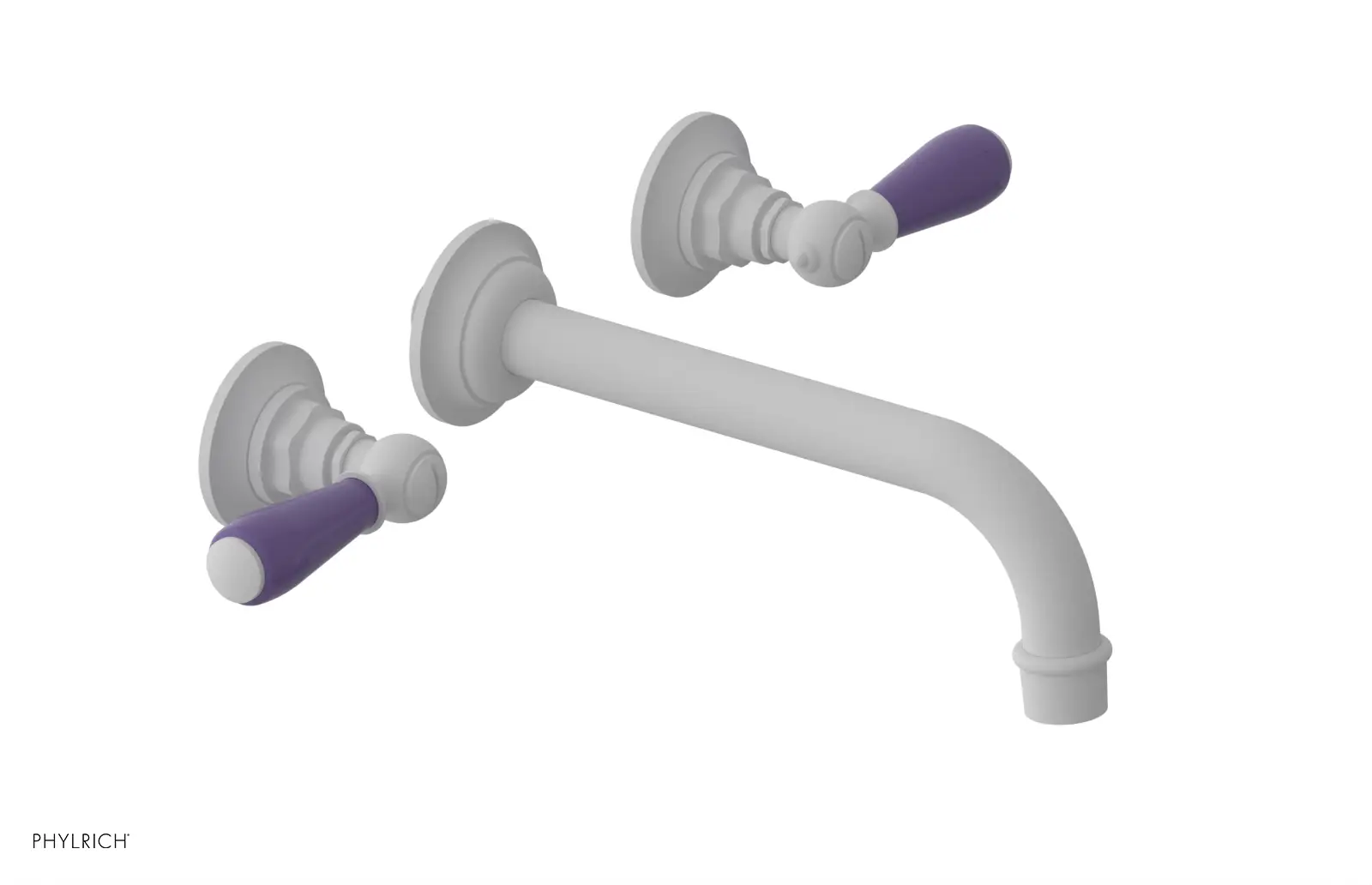 Phylrich Jamestown Wall Tub Set with Lever Handle by Phylrich