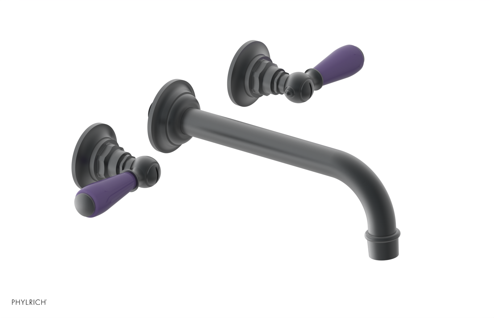 Phylrich Jamestown Wall Tub Set with Lever Handle by Phylrich