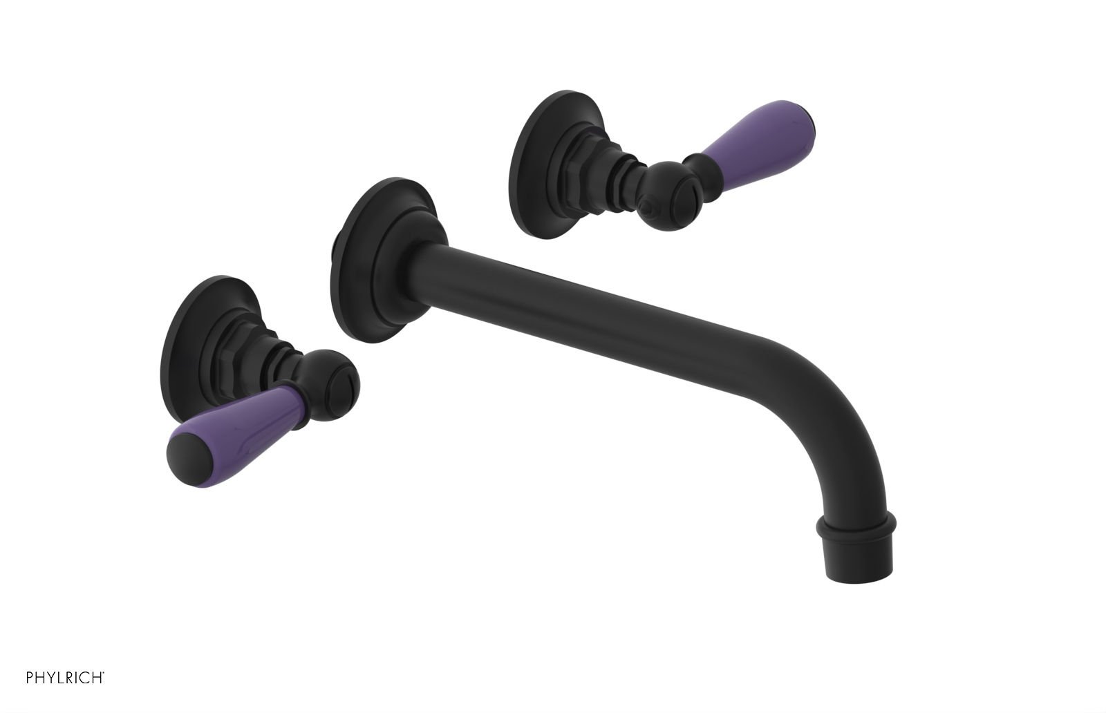 Phylrich Jamestown Wall Tub Set with Lever Handle by Phylrich
