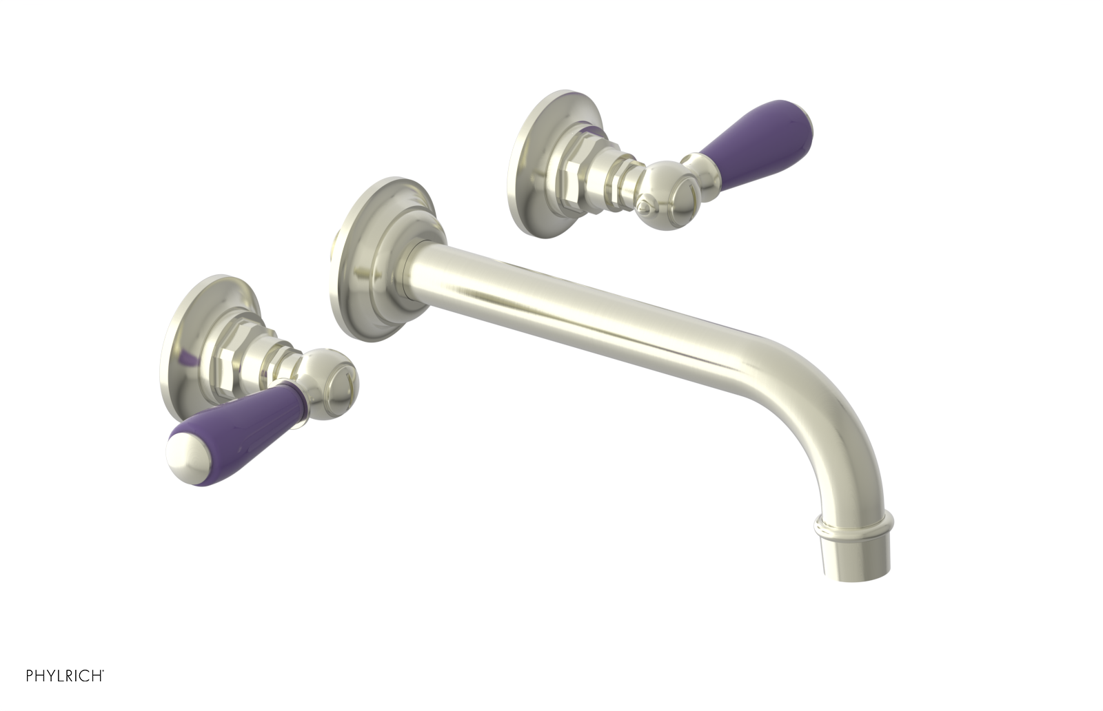 Phylrich Jamestown Wall Lavatory Set with Lever Handle by Phylrich