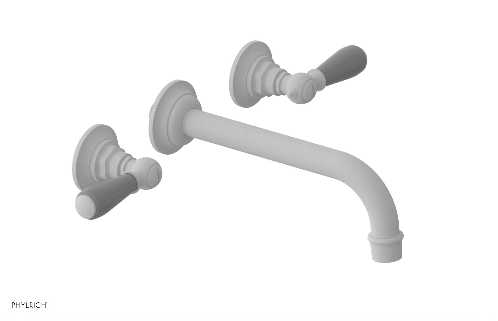Phylrich Jamestown Wall Lavatory Set with Lever Handle by Phylrich