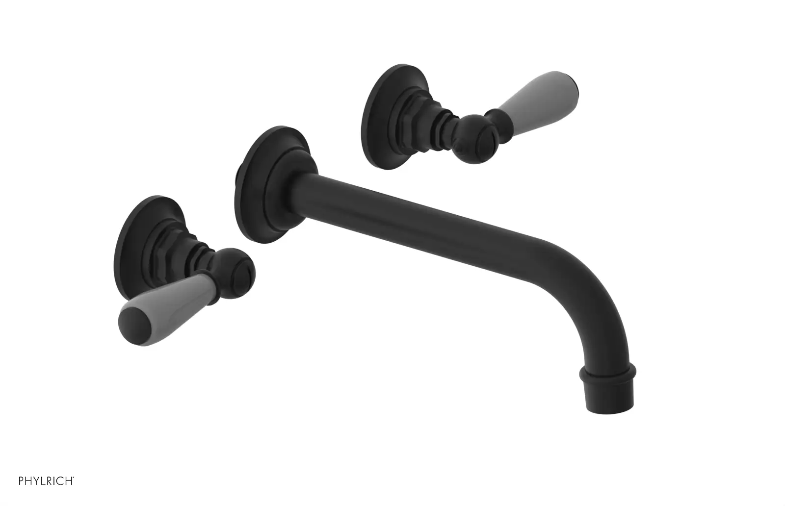 Phylrich Jamestown Wall Tub Set with Lever Handle by Phylrich