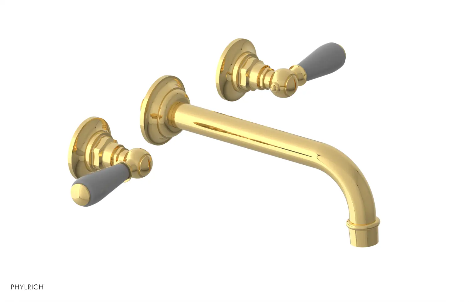 Phylrich Jamestown Wall Tub Set with Lever Handle by Phylrich