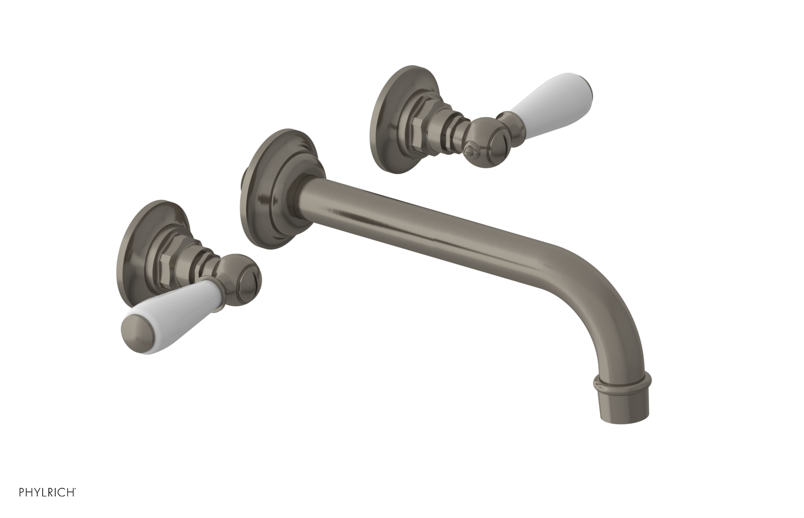 Phylrich Jamestown Wall Lavatory Set with Lever Handle