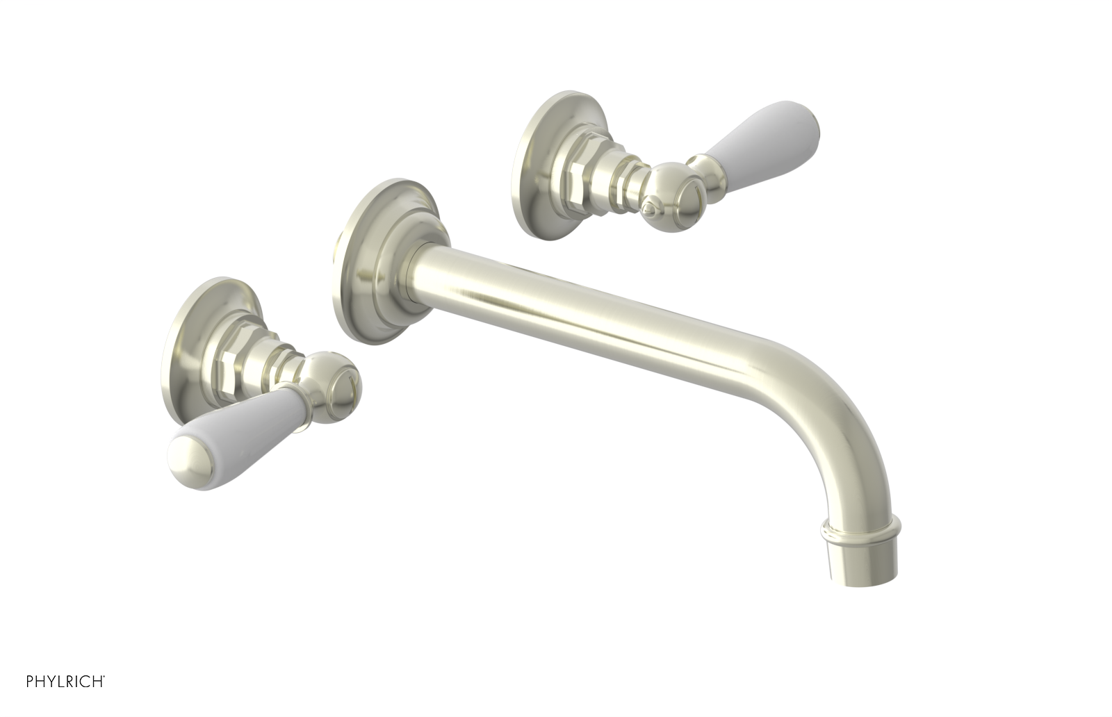 Phylrich Jamestown Wall Lavatory Set with Lever Handle by Phylrich