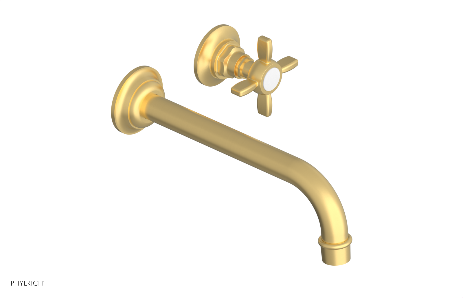Phylrich Jamestown 10" Spout Single Handle Wall Lavatory Set by Phylrich