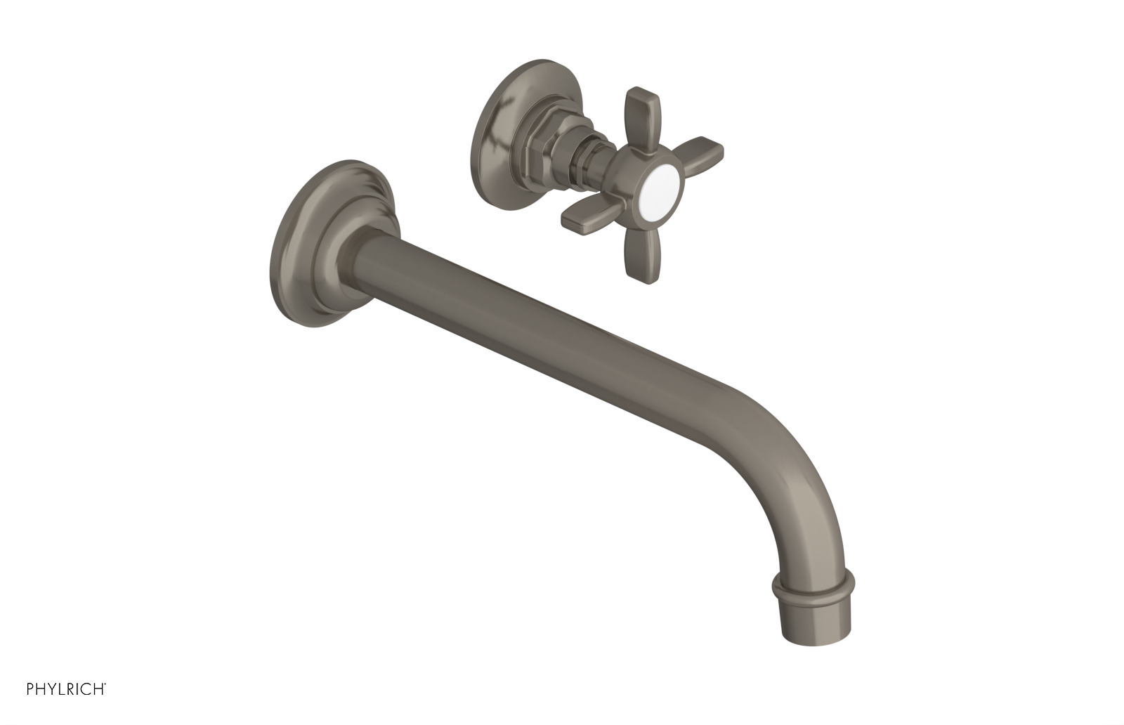 Phylrich Jamestown 10" Spout Single Handle Wall Lavatory Set