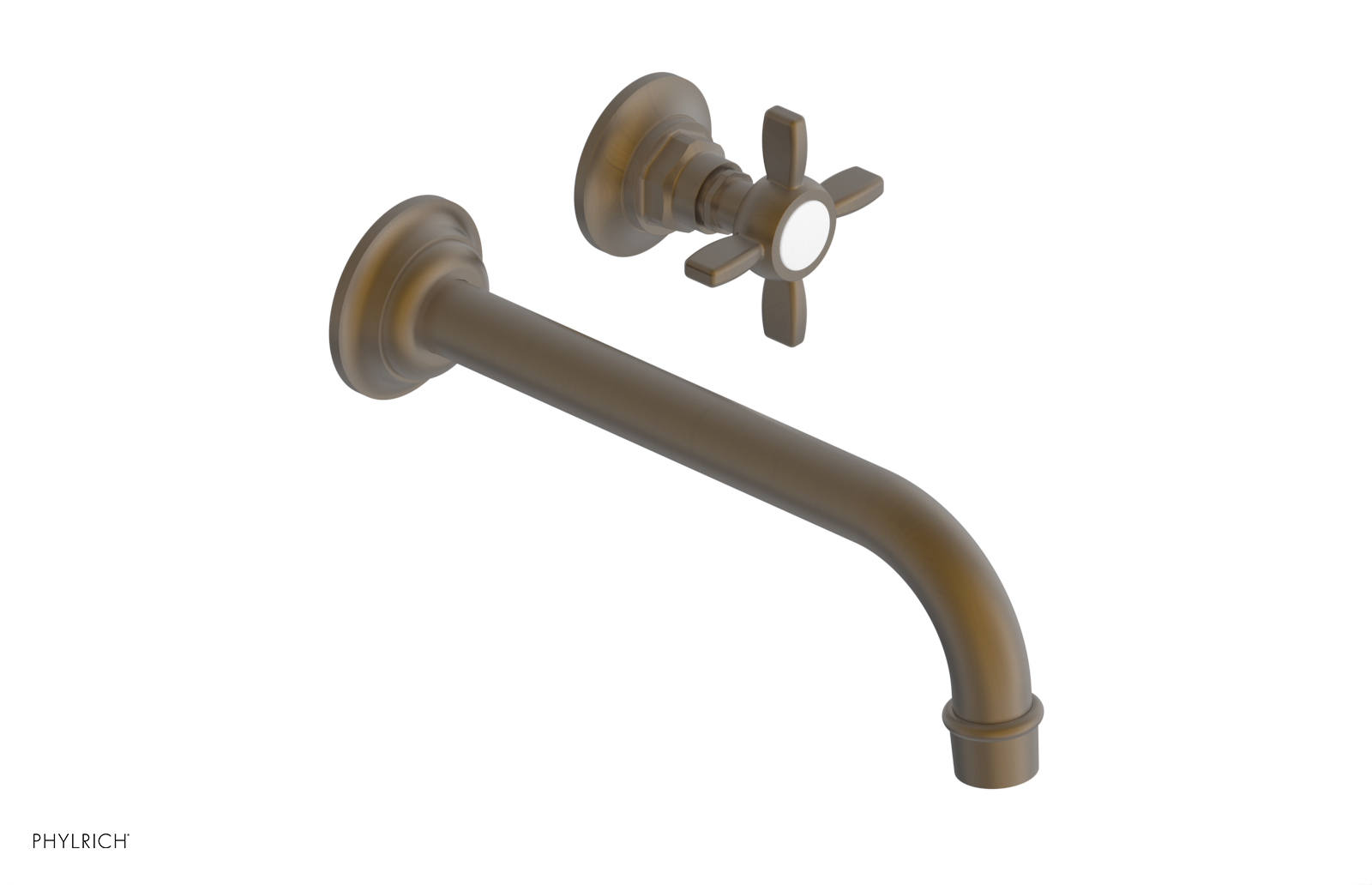 Phylrich Jamestown 10" Spout Single Handle Wall Lavatory Set by Phylrich