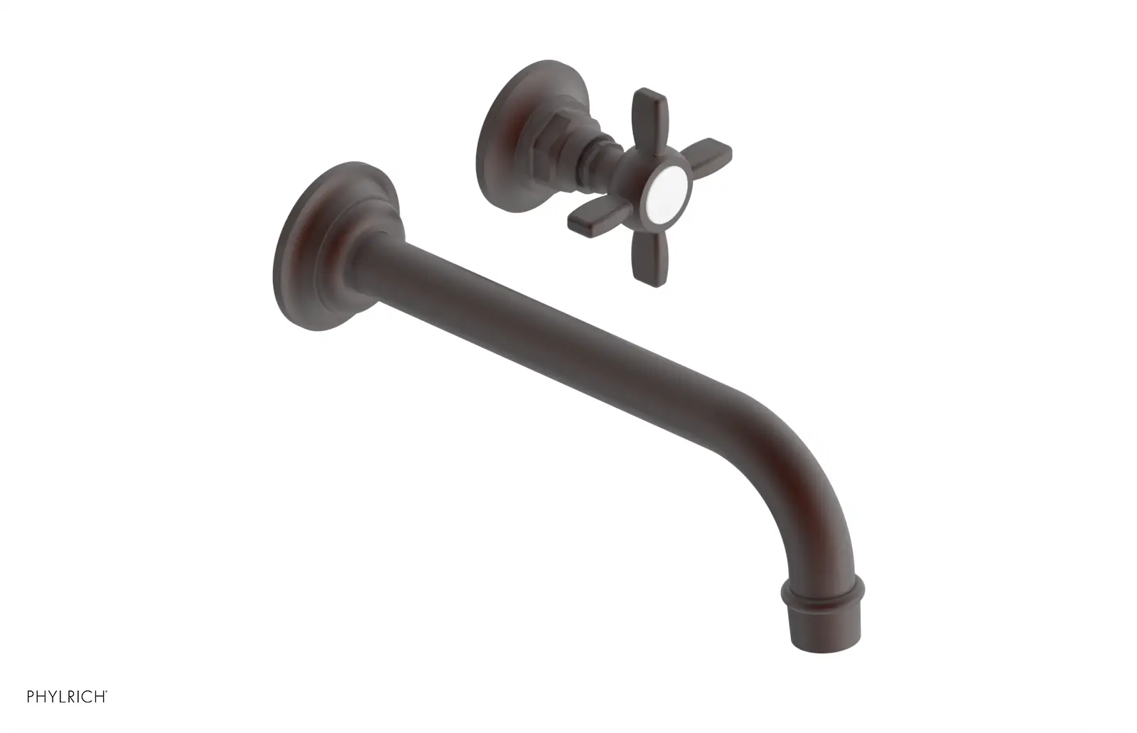 Phylrich Jamestown 10" Spout Single Handle Wall Lavatory Set by Phylrich