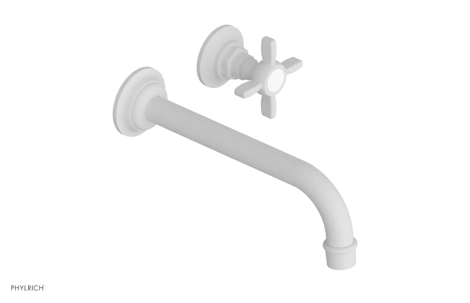 Phylrich Jamestown 10" Spout Single Handle Wall Lavatory Set by Phylrich
