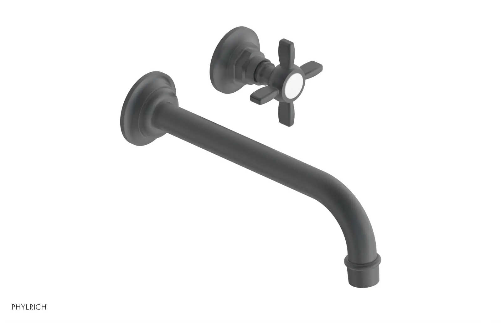 Phylrich Jamestown 10" Spout Single Handle Wall Lavatory Set by Phylrich