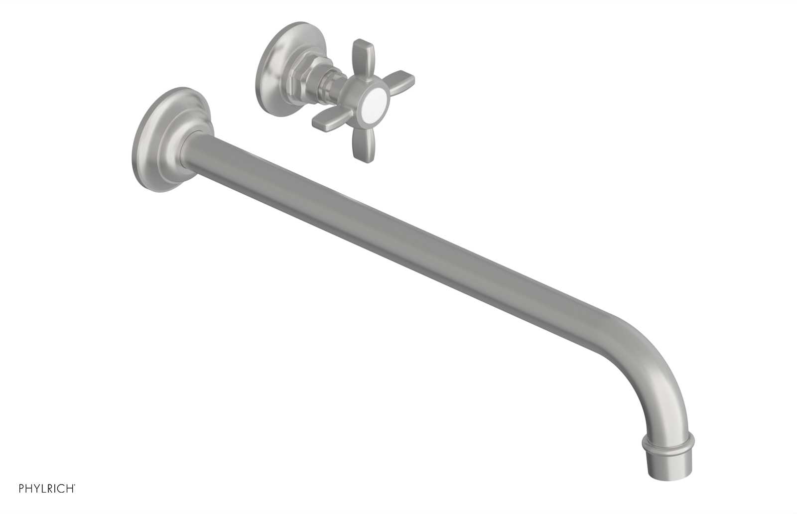 Phylrich Jamestown 14" Spout Single Handle Wall Lavatory Set