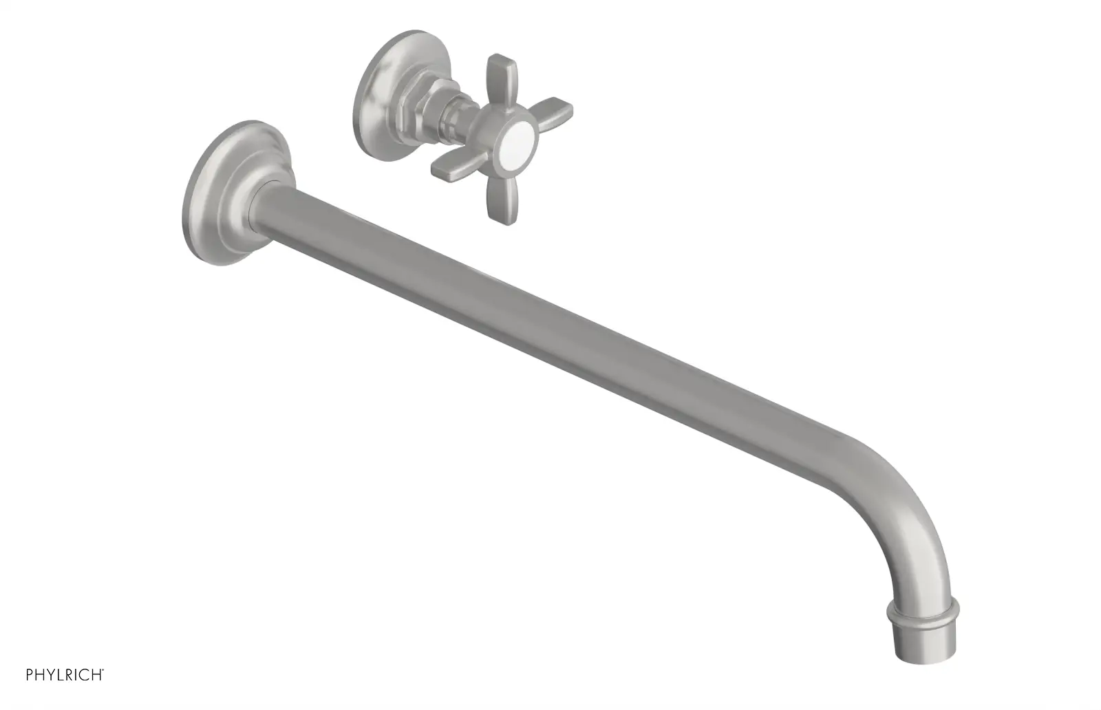 Phylrich Jamestown 14" Spout Single Handle Wall Lavatory Set by Phylrich