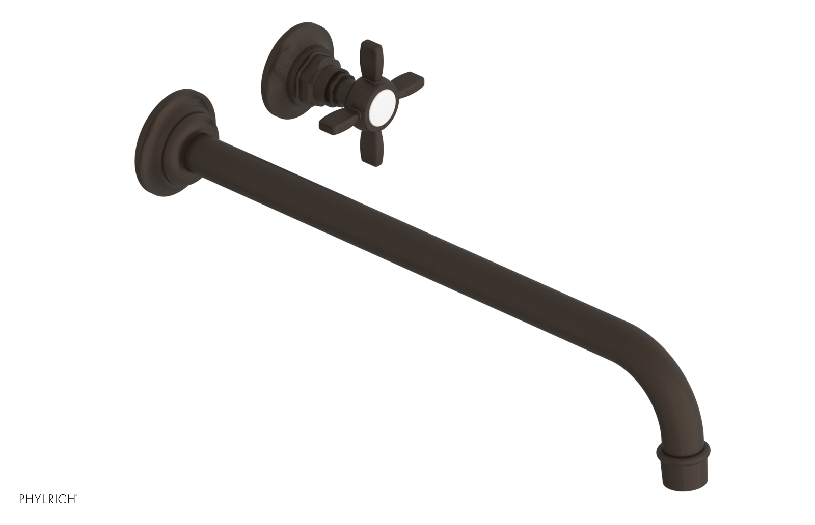 Phylrich Jamestown 14" Spout Single Handle Wall Lavatory Set by Phylrich