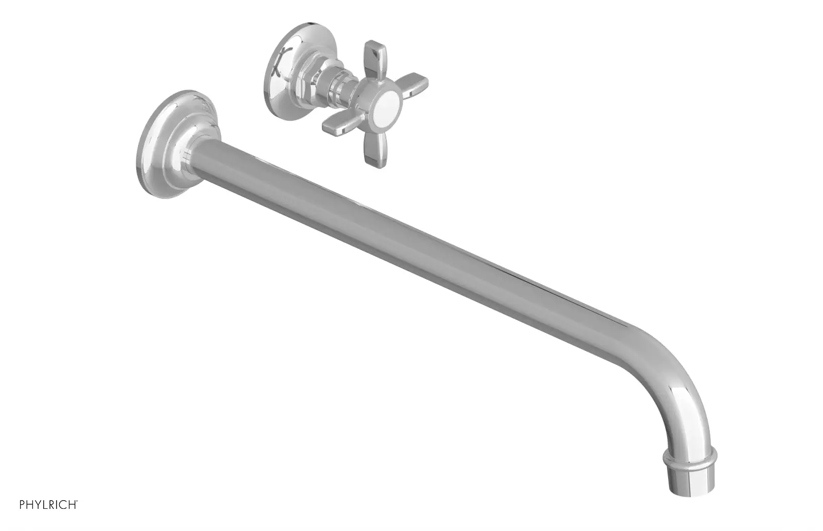 polished chrome bathroom faucet