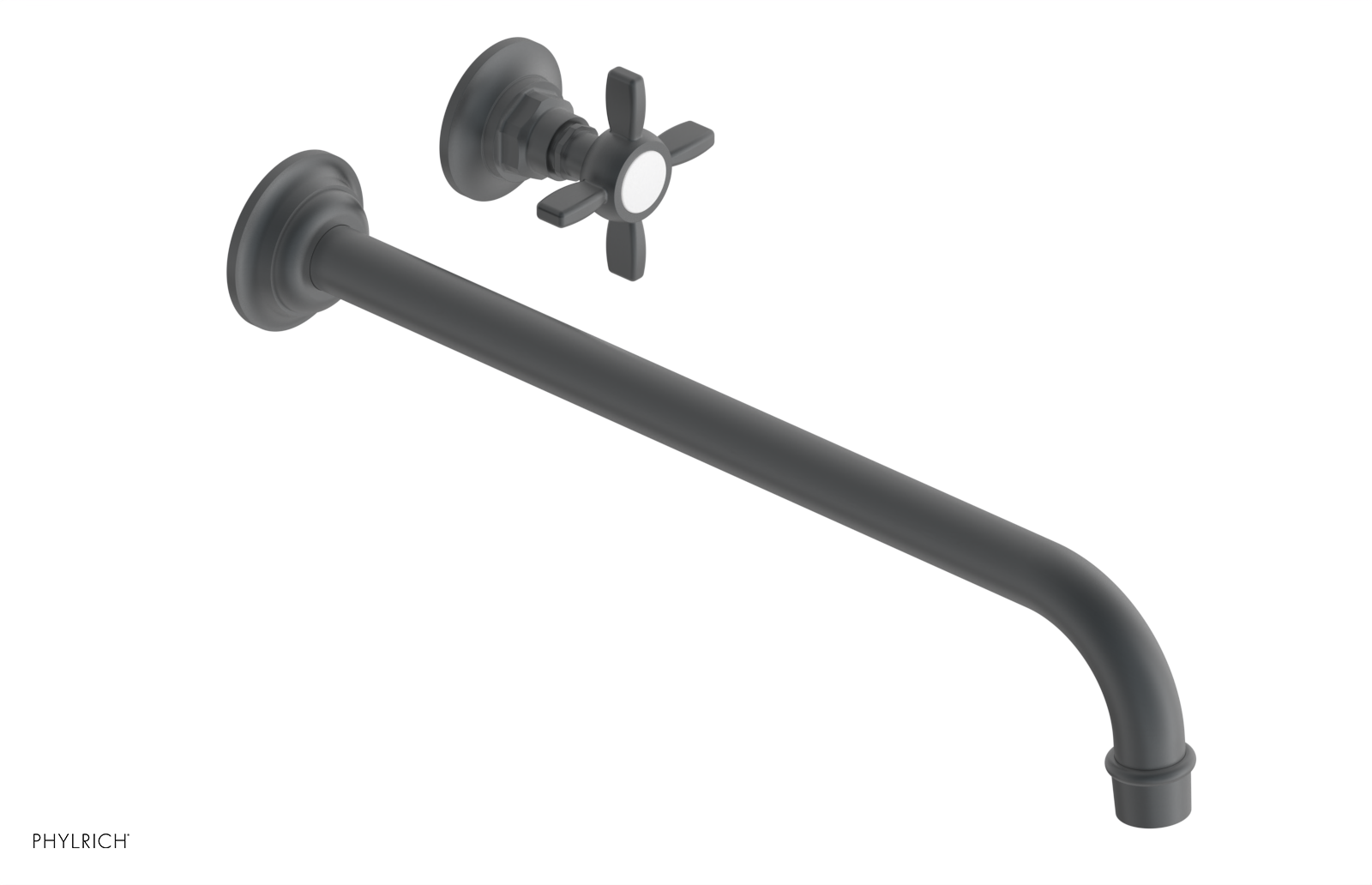 Phylrich Jamestown 14" Spout Single Handle Wall Lavatory Set