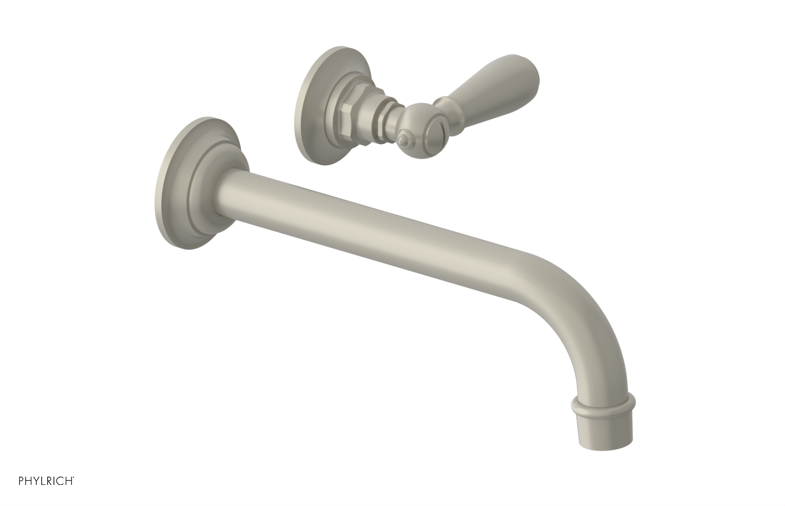 Phylrich Jamestown 10" Spout Single Handle Wall Lavatory Set