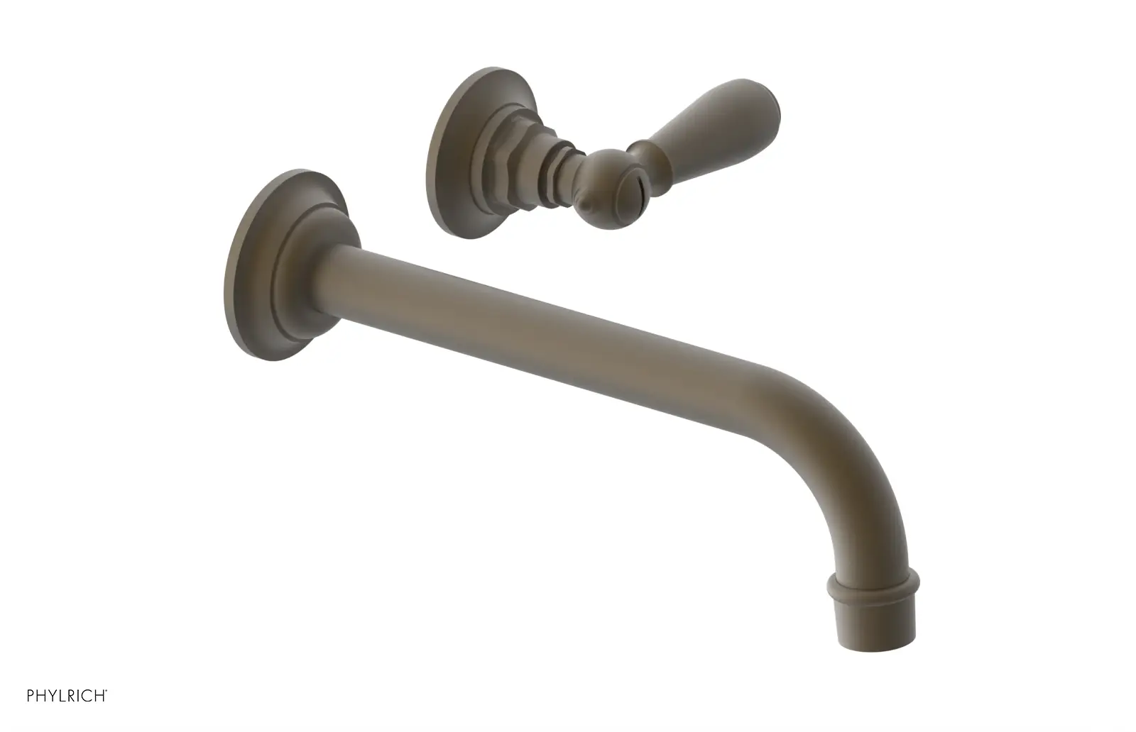 Phylrich Jamestown 10" Spout Single Handle Wall Lavatory Set by Phylrich