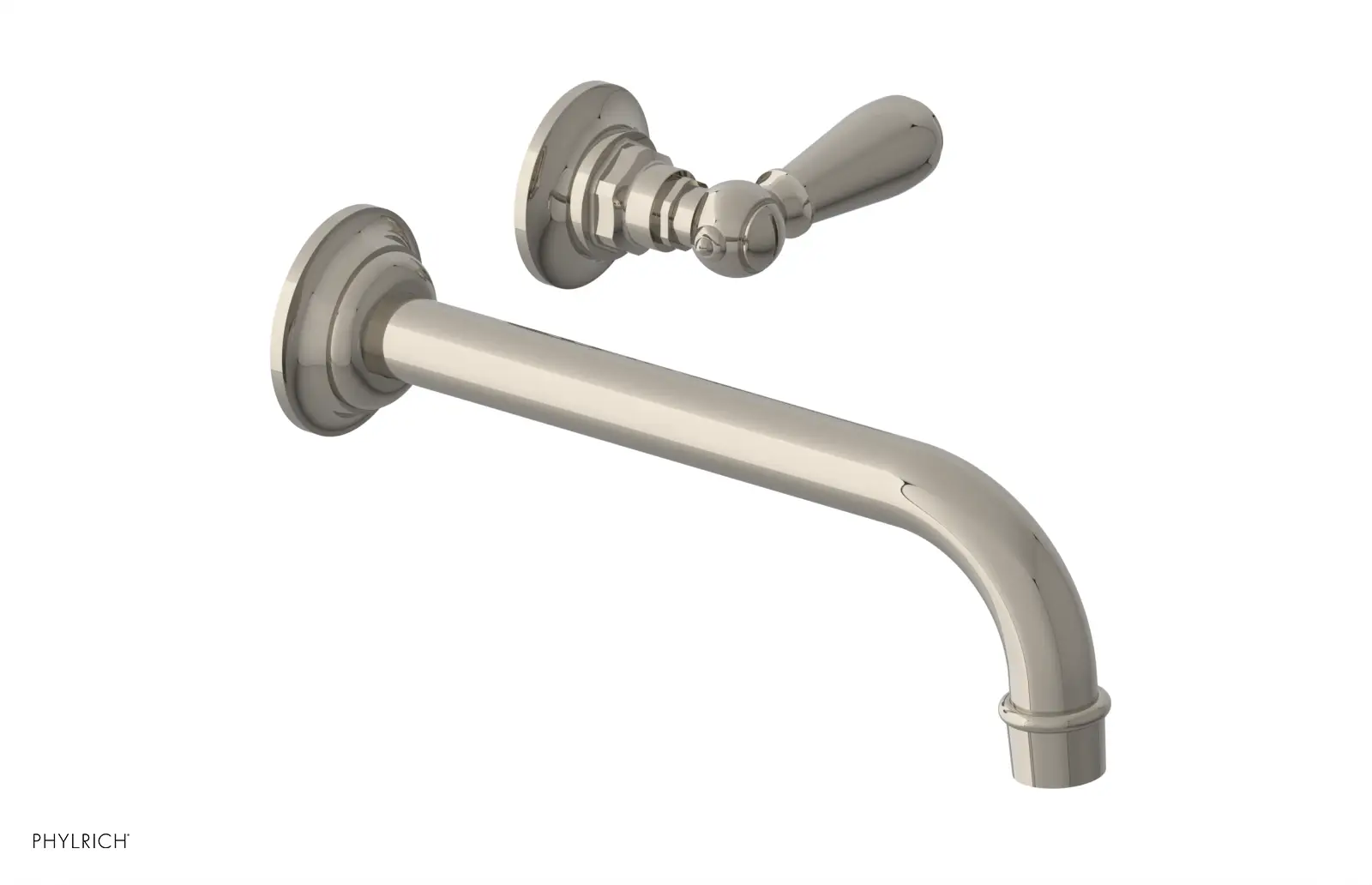 Phylrich Jamestown 10" Spout Single Handle Wall Lavatory Set by Phylrich
