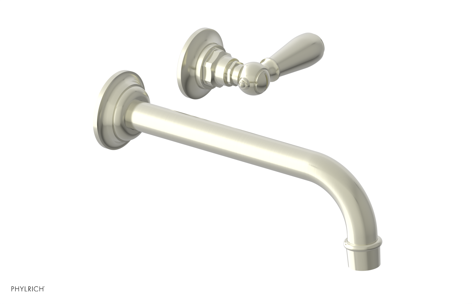 Phylrich Jamestown 10" Spout Single Handle Wall Lavatory Set