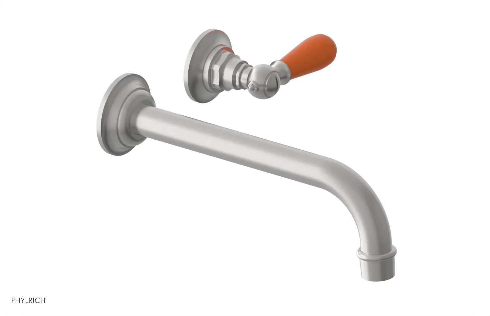 Phylrich Jamestown 10" Spout Single Handle Wall Lavatory Set by Phylrich