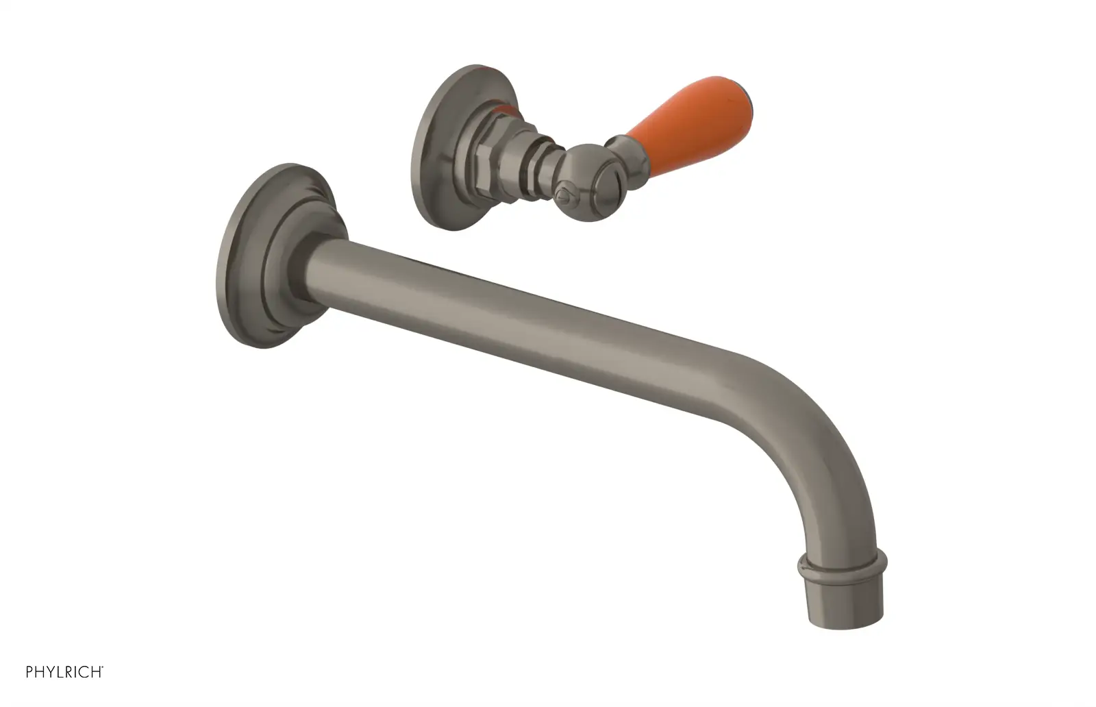 Phylrich Jamestown 10" Spout Single Handle Wall Lavatory Set by Phylrich
