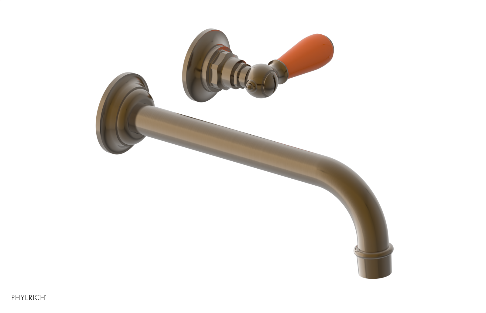 Phylrich Jamestown 10" Spout Single Handle Wall Lavatory Set by Phylrich