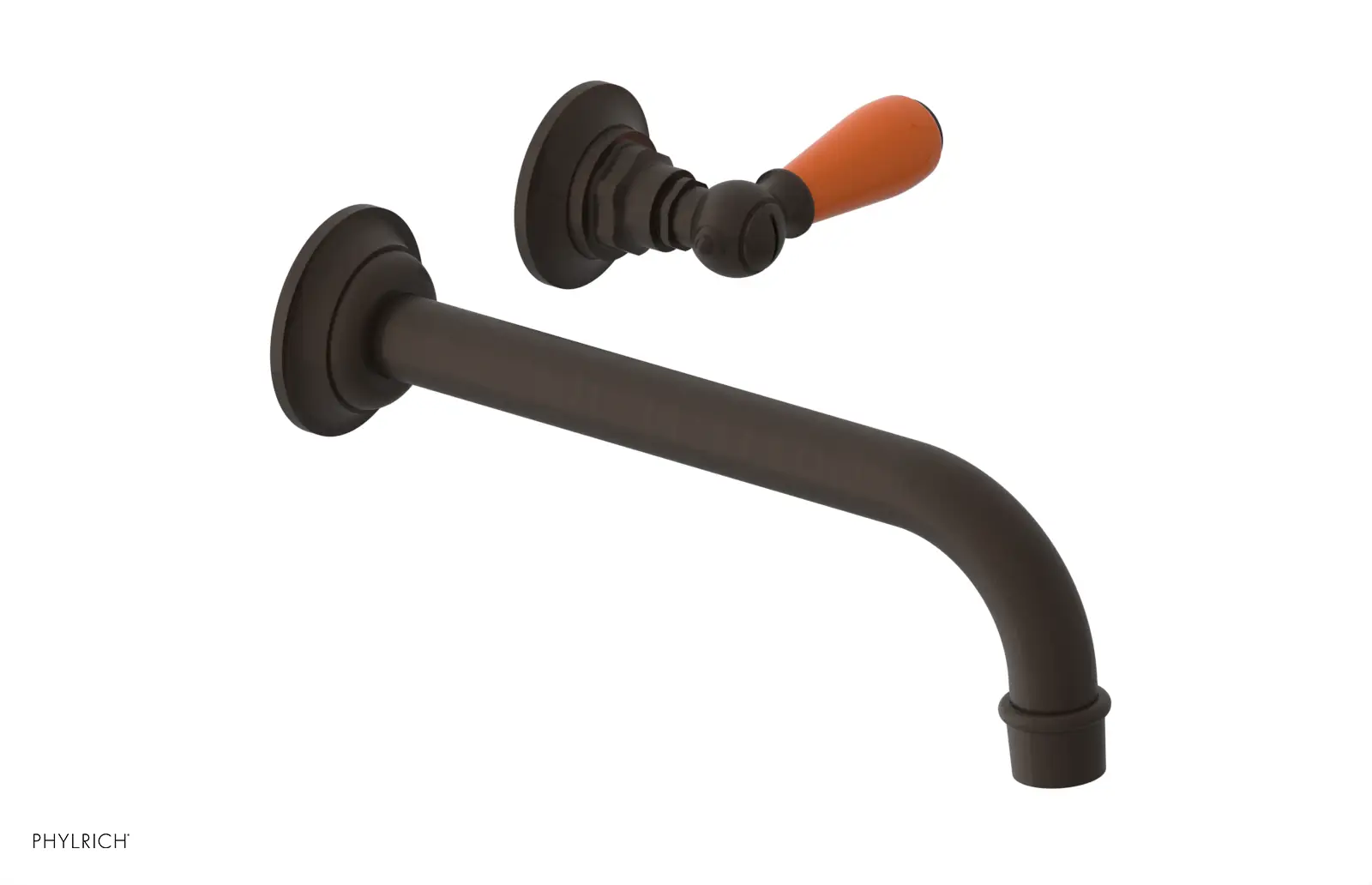 Phylrich Jamestown 10" Spout Single Handle Wall Lavatory Set by Phylrich