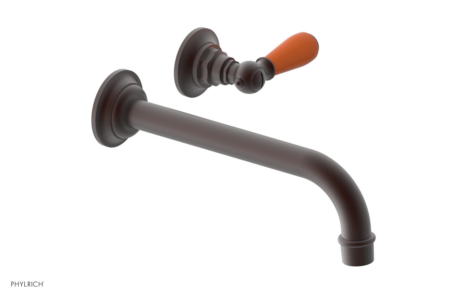 Phylrich Jamestown 10" Spout Single Handle Wall Lavatory Set by Phylrich