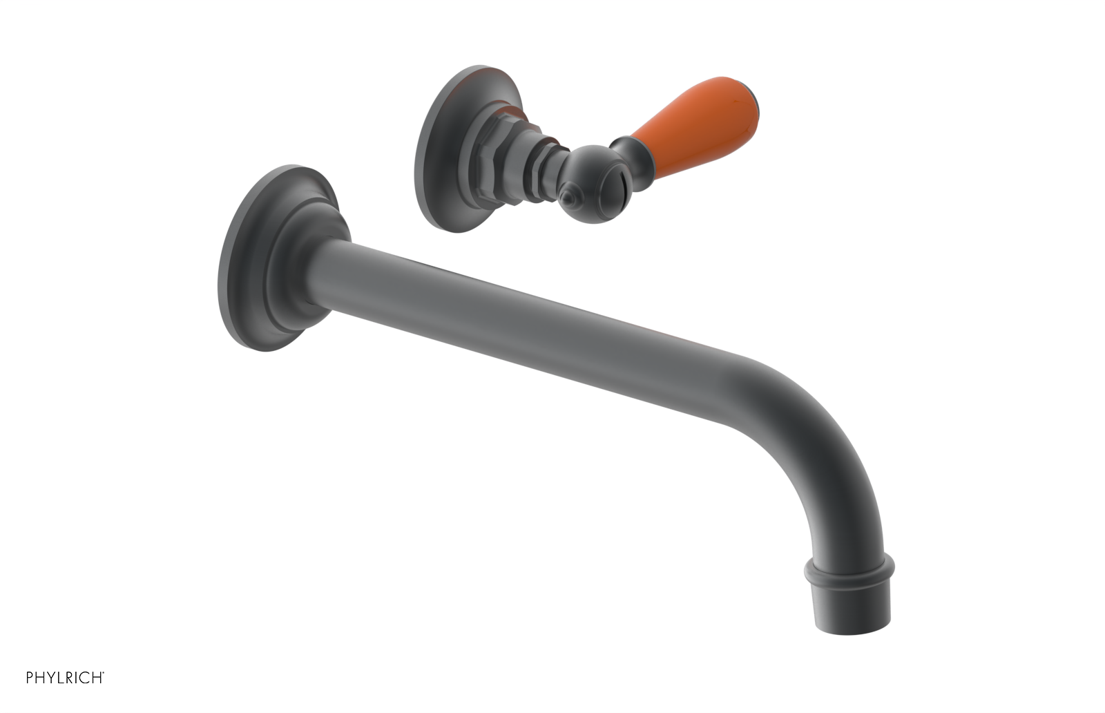 Phylrich Jamestown 10" Spout Single Handle Wall Lavatory Set by Phylrich