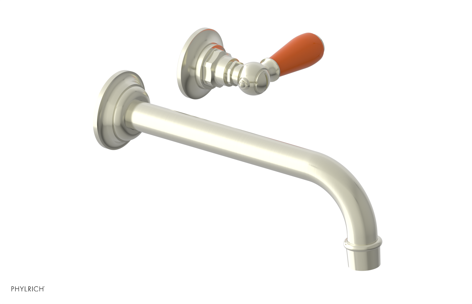 Phylrich Jamestown 10" Spout Single Handle Wall Lavatory Set