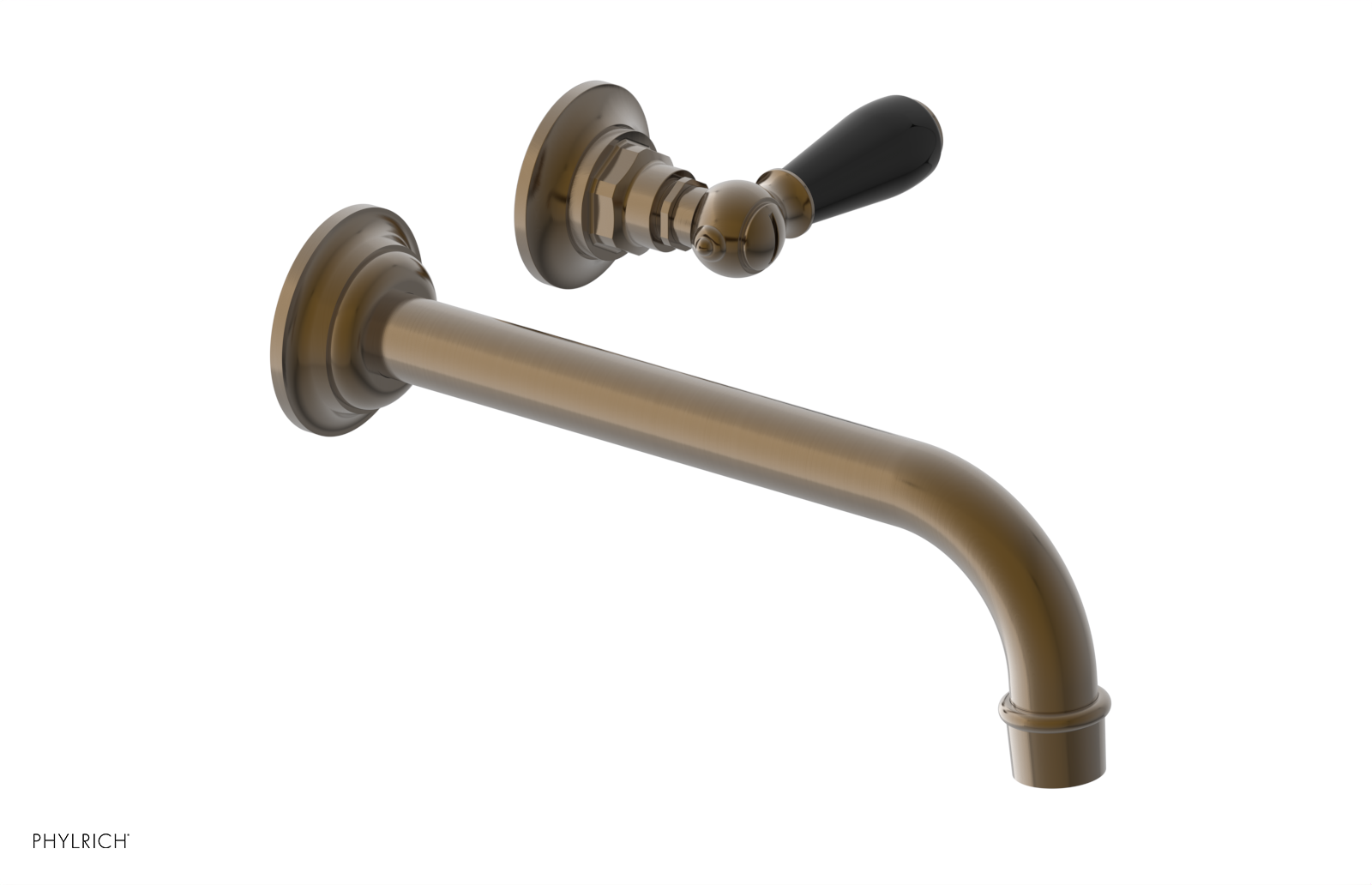Phylrich Jamestown 10" Spout Single Handle Wall Lavatory Set by Phylrich