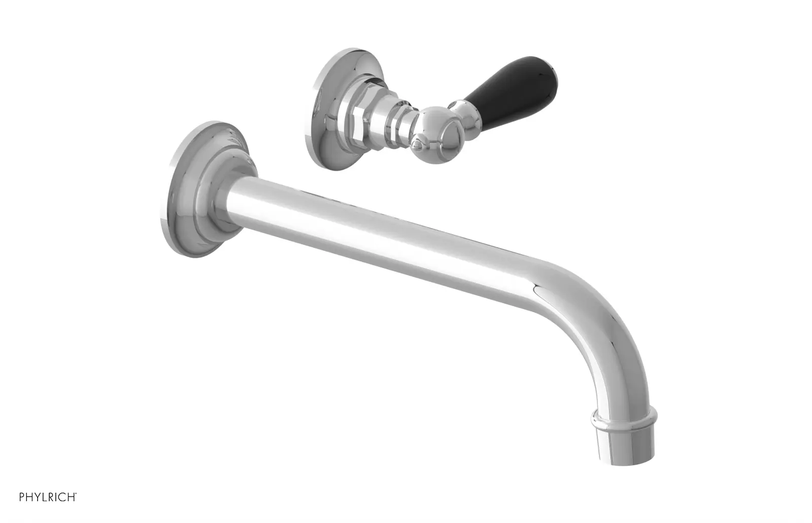 Phylrich Jamestown 10" Spout Single Handle Wall Lavatory Set by Phylrich