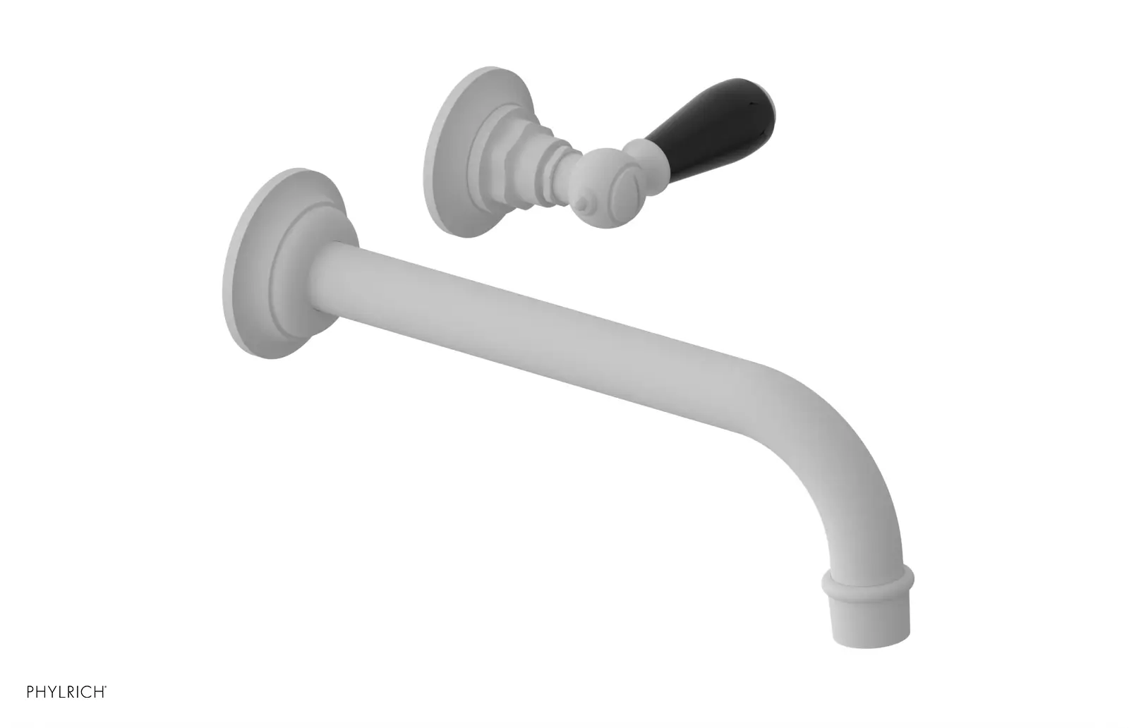 Phylrich Jamestown 10" Spout Single Handle Wall Lavatory Set by Phylrich