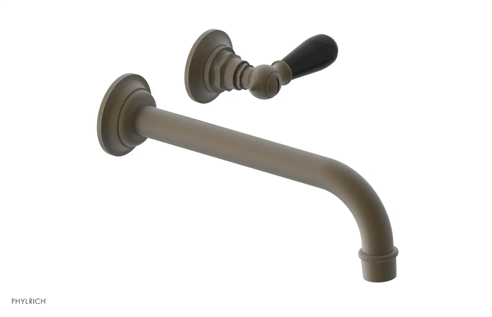 Phylrich Jamestown 10" Spout Single Handle Wall Lavatory Set by Phylrich
