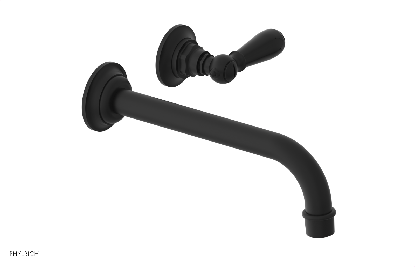 Phylrich Jamestown 10" Spout Single Handle Wall Lavatory Set by Phylrich
