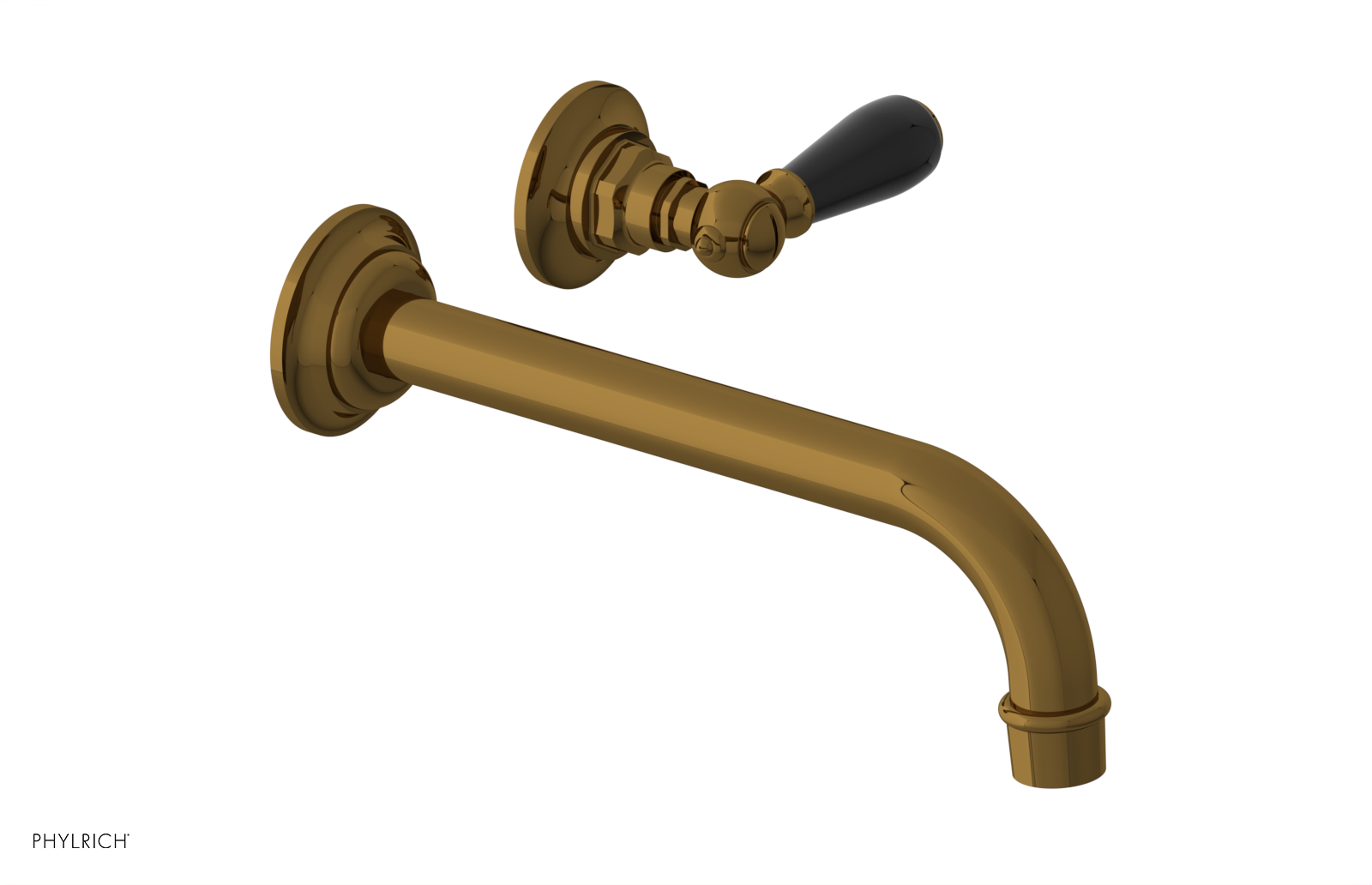 Phylrich Jamestown 10" Spout Single Handle Wall Lavatory Set by Phylrich
