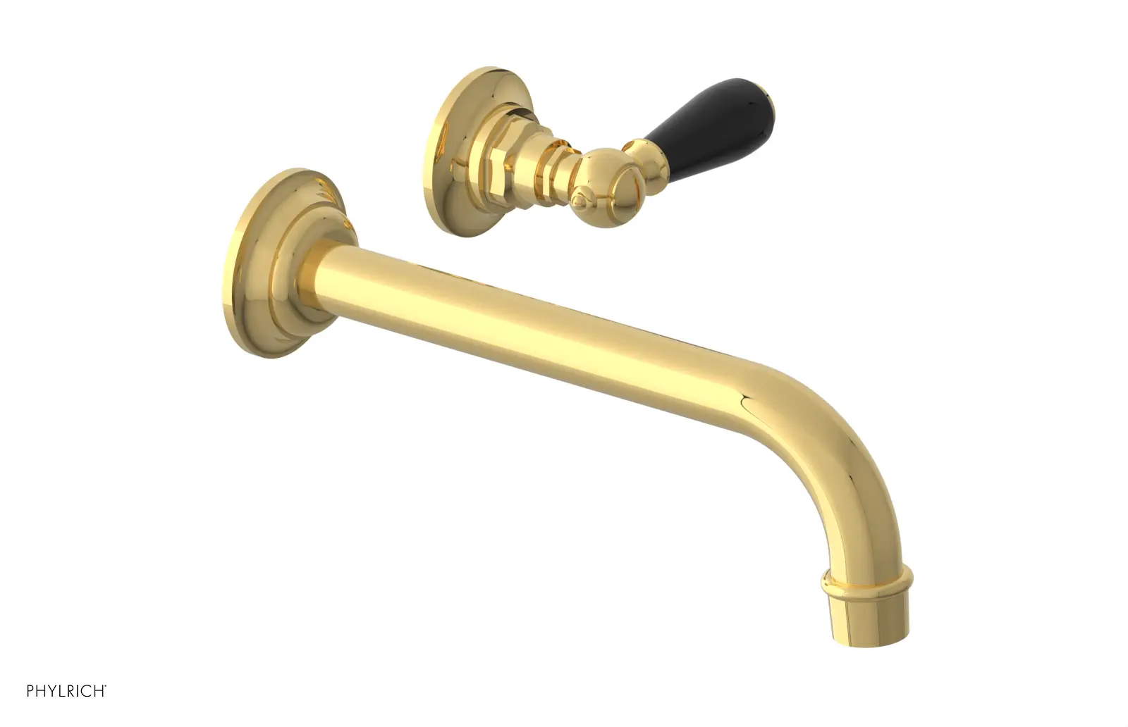 Phylrich Jamestown 10" Spout Single Handle Wall Lavatory Set by Phylrich