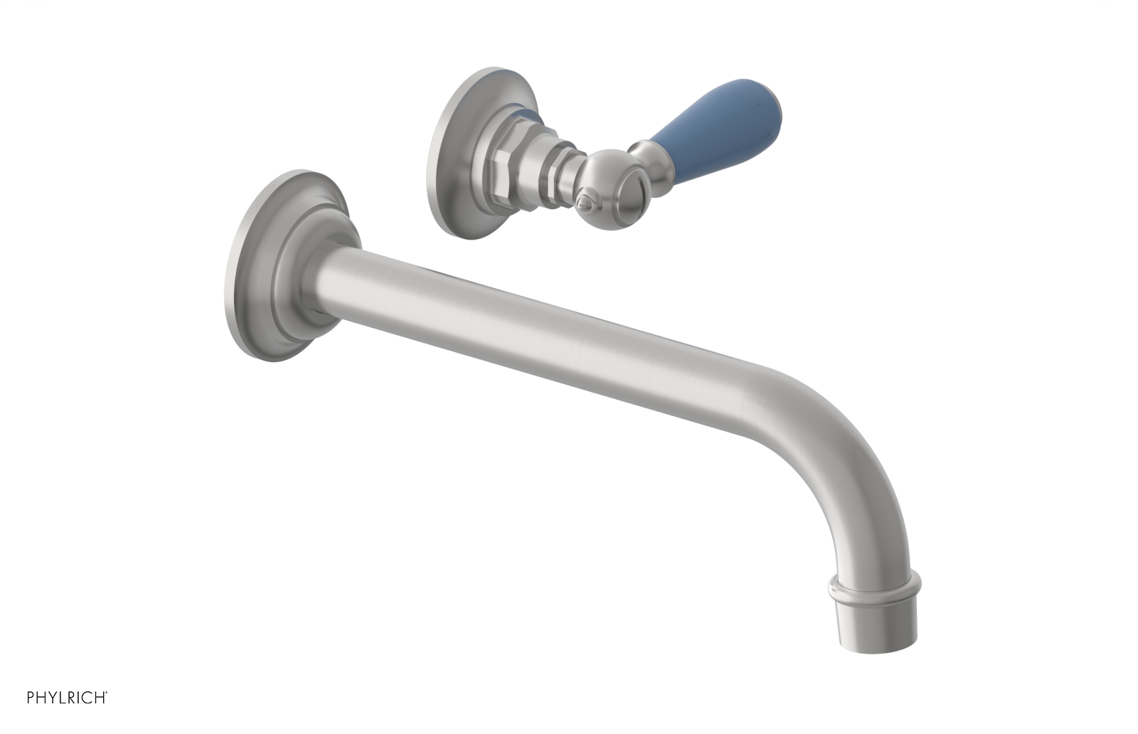 Phylrich Jamestown 10" Spout Single Handle Wall Lavatory Set by Phylrich