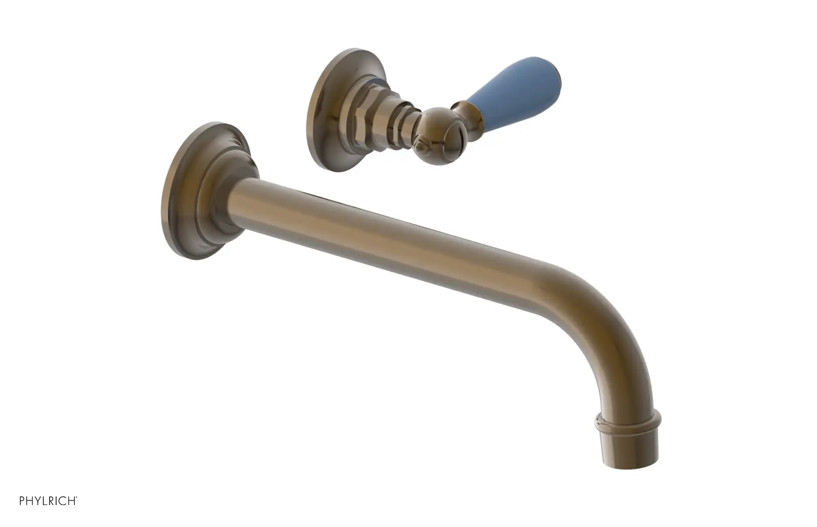 Phylrich Jamestown 10" Spout Single Handle Wall Lavatory Set by Phylrich