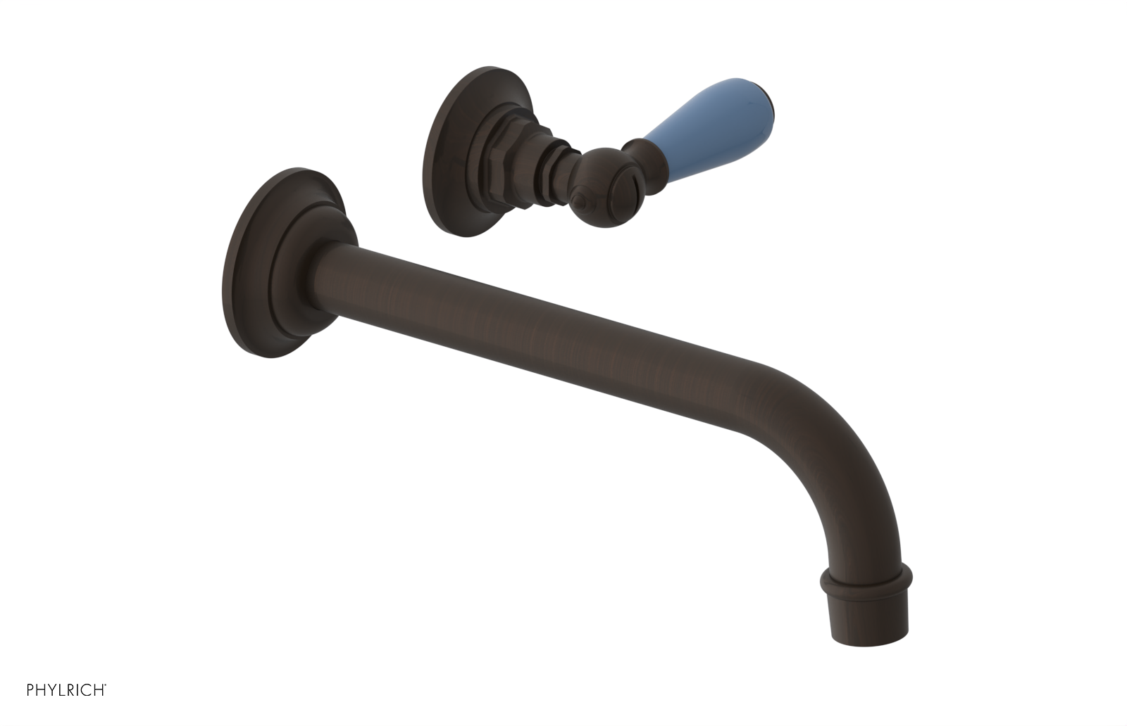 Phylrich Jamestown 10" Spout Single Handle Wall Lavatory Set