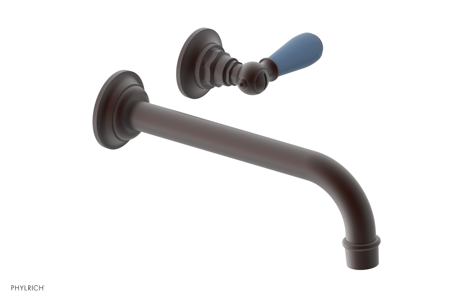 Phylrich Jamestown 10" Spout Single Handle Wall Lavatory Set by Phylrich