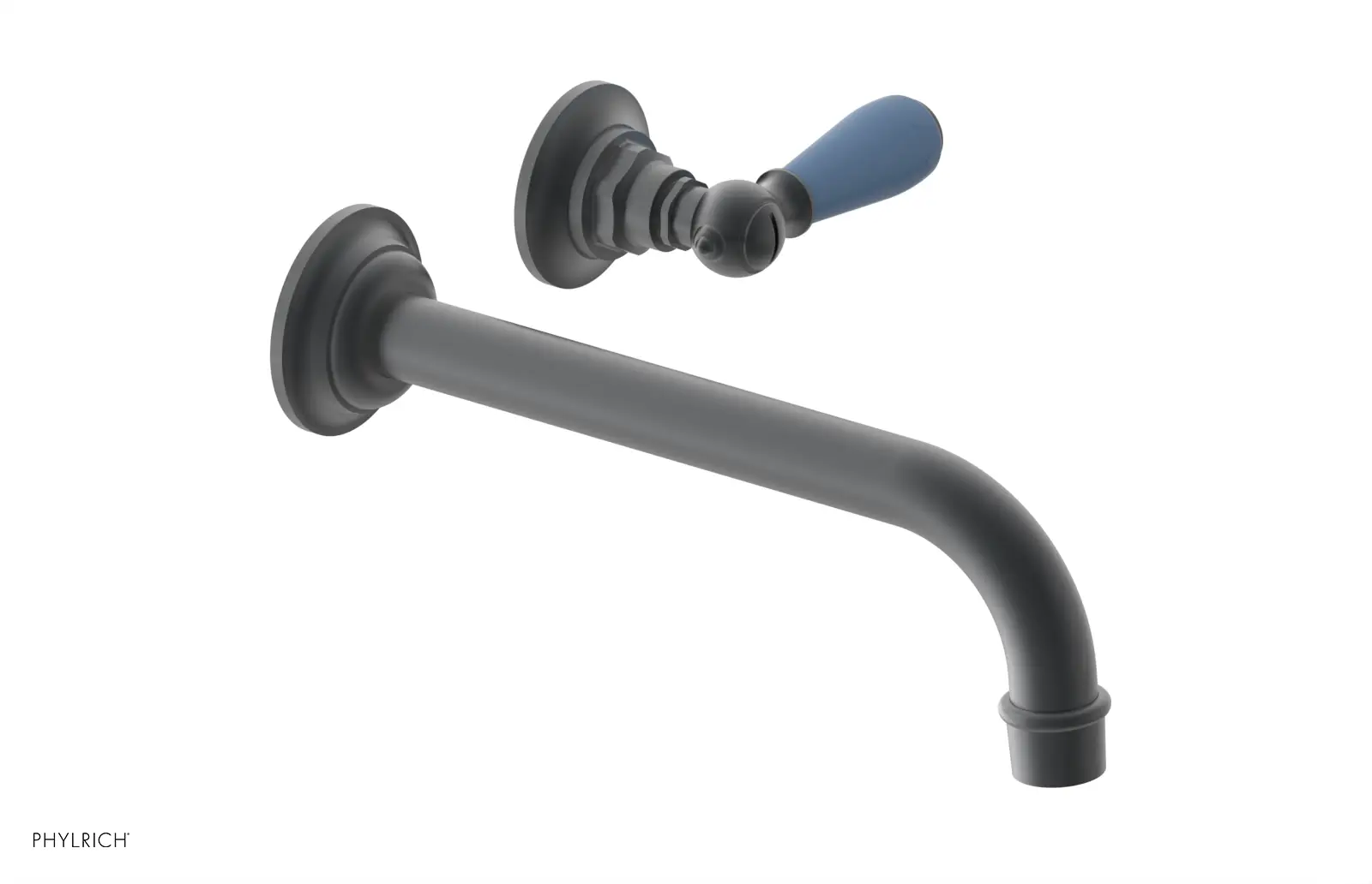 Phylrich Jamestown 10" Spout Single Handle Wall Lavatory Set by Phylrich
