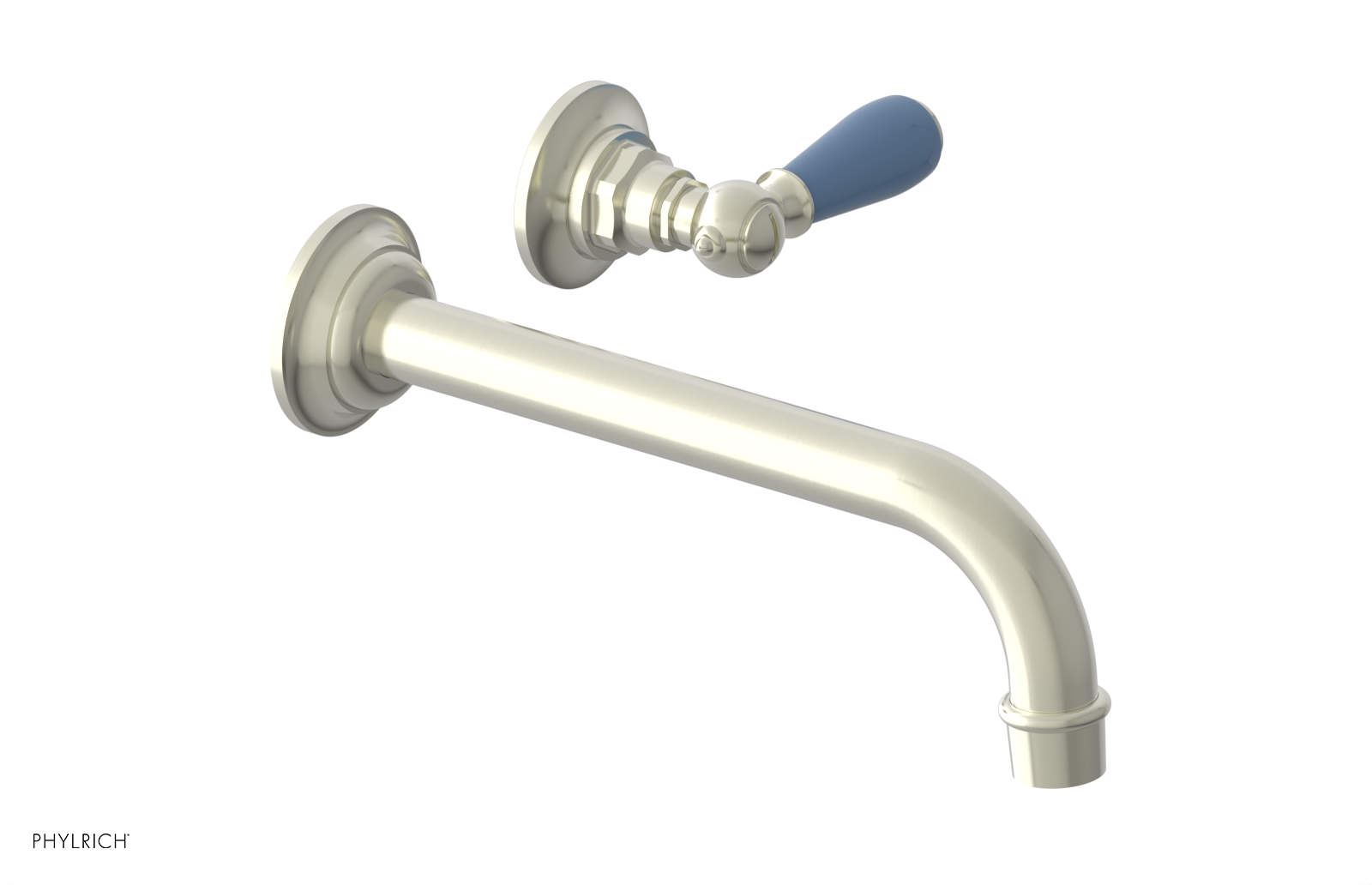 Phylrich Jamestown 10" Spout Single Handle Wall Lavatory Set