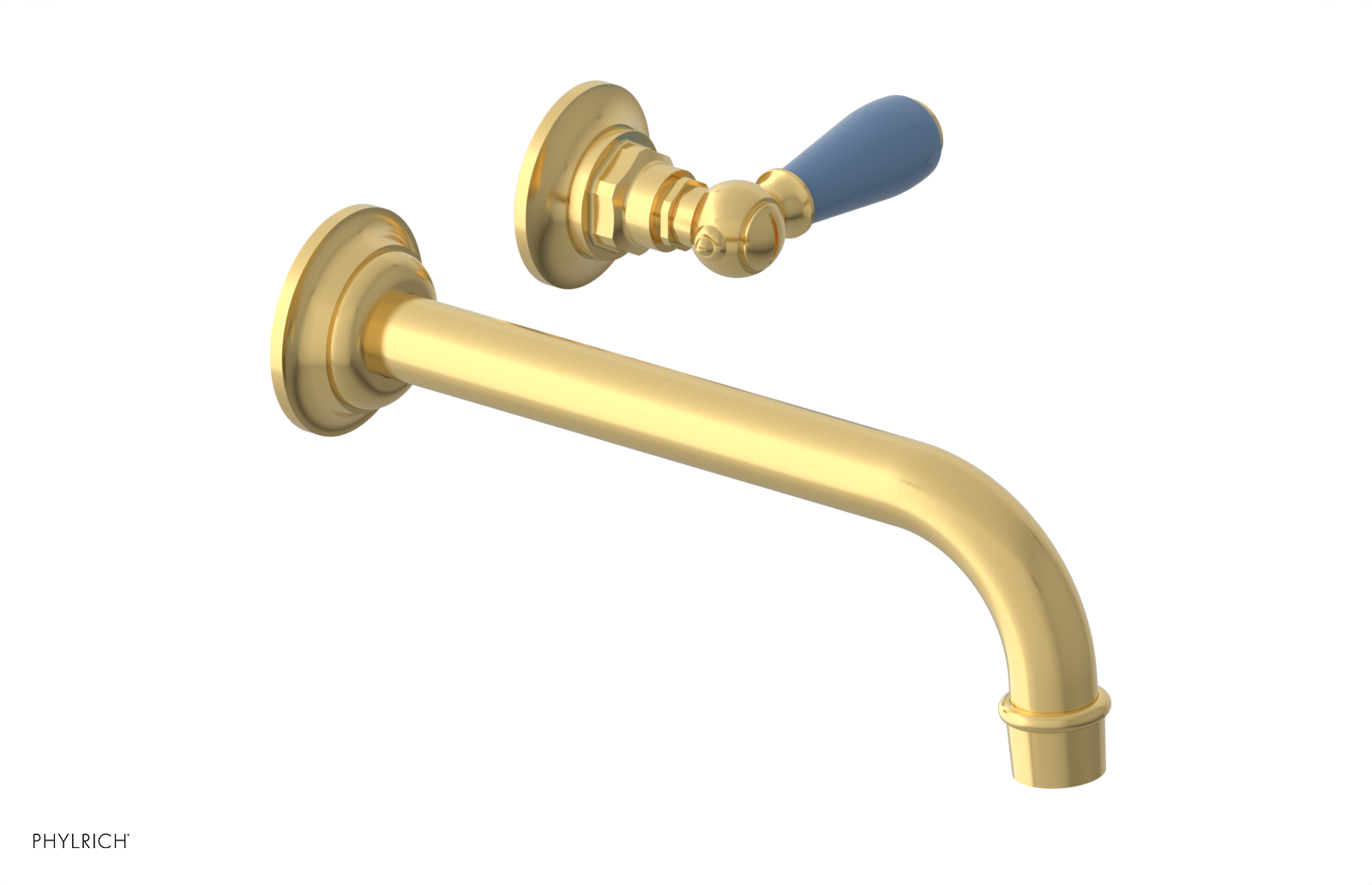 Phylrich Jamestown 10" Spout Single Handle Wall Lavatory Set by Phylrich