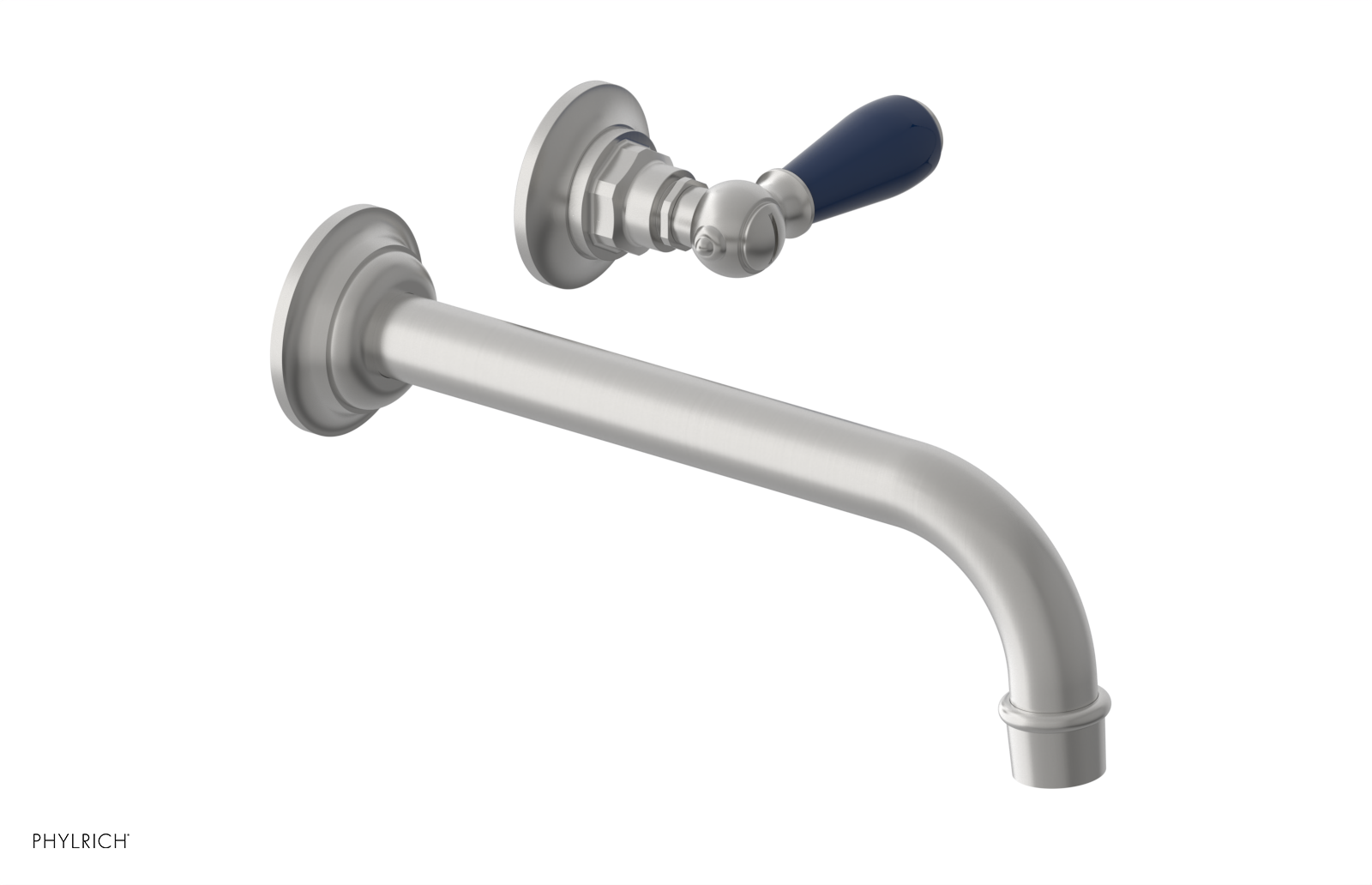 Phylrich Jamestown 10" Spout Single Handle Wall Lavatory Set by Phylrich