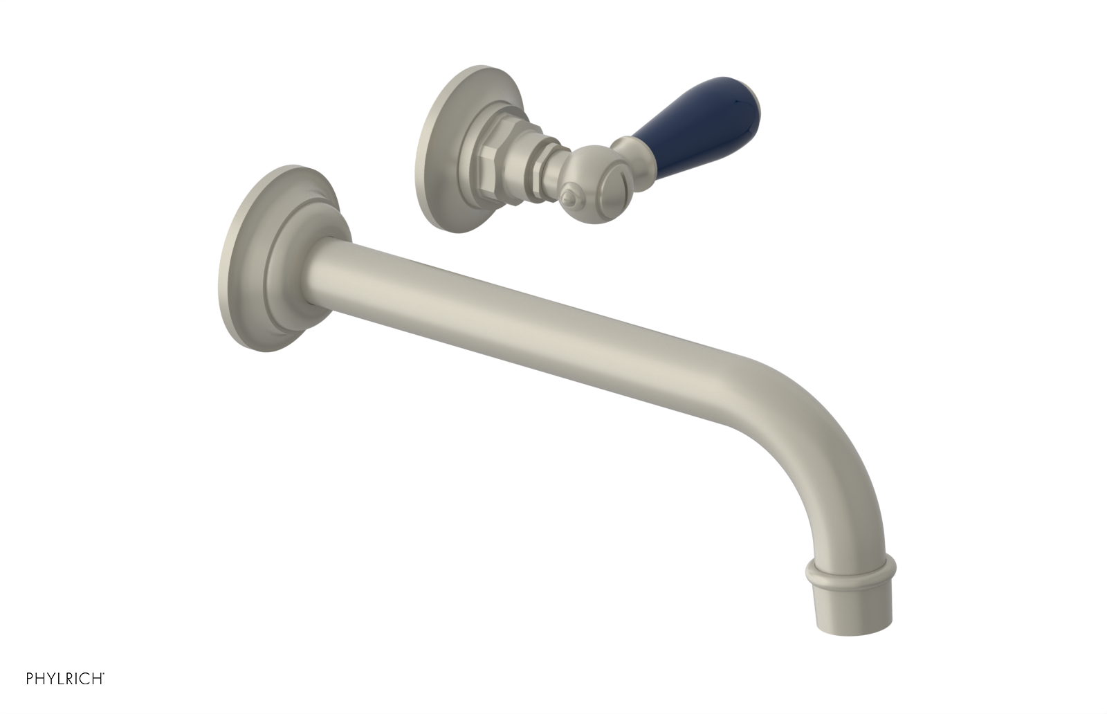 Phylrich Jamestown 10" Spout Single Handle Wall Lavatory Set by Phylrich