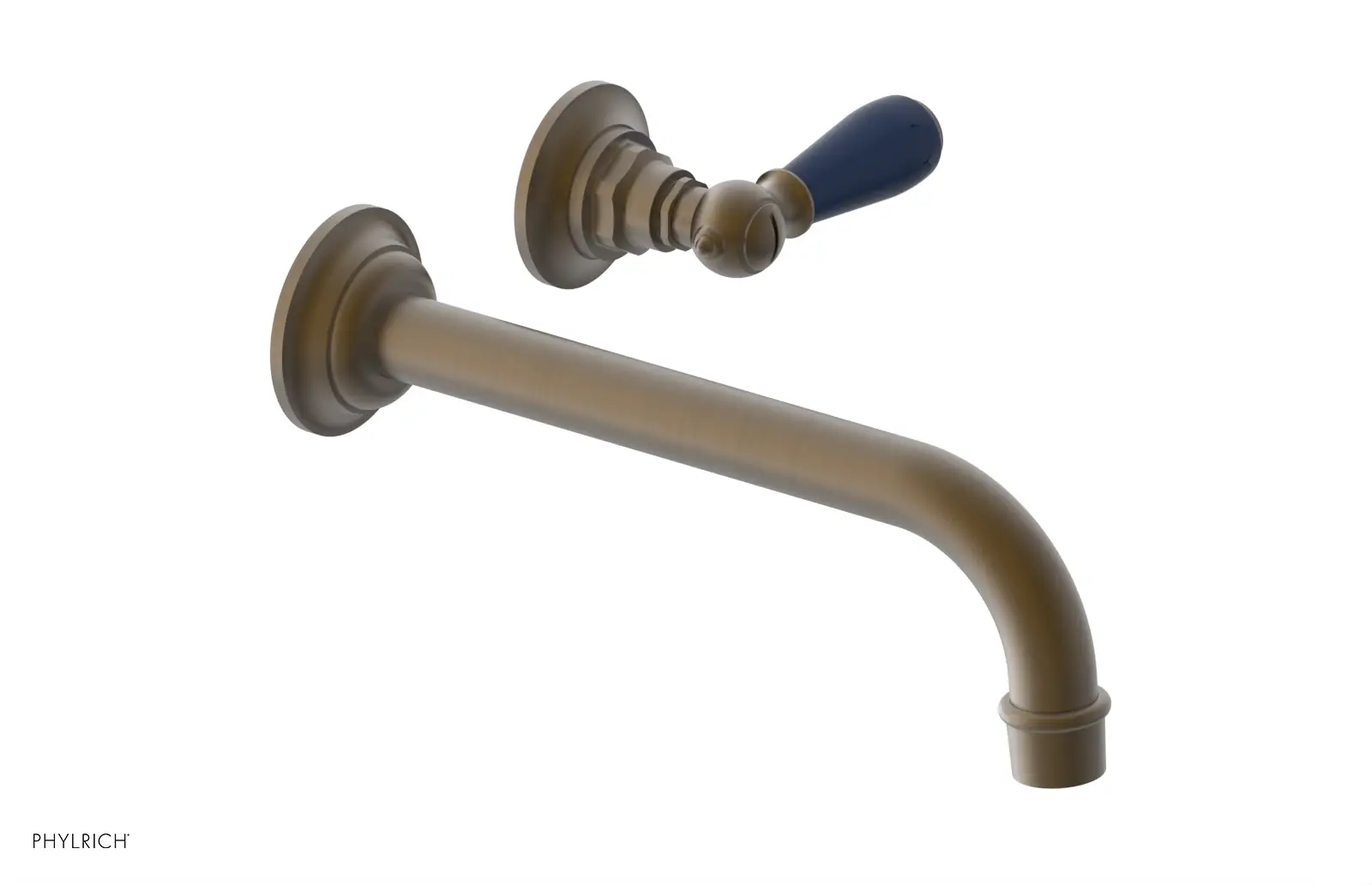 Phylrich Jamestown 10" Spout Single Handle Wall Lavatory Set by Phylrich