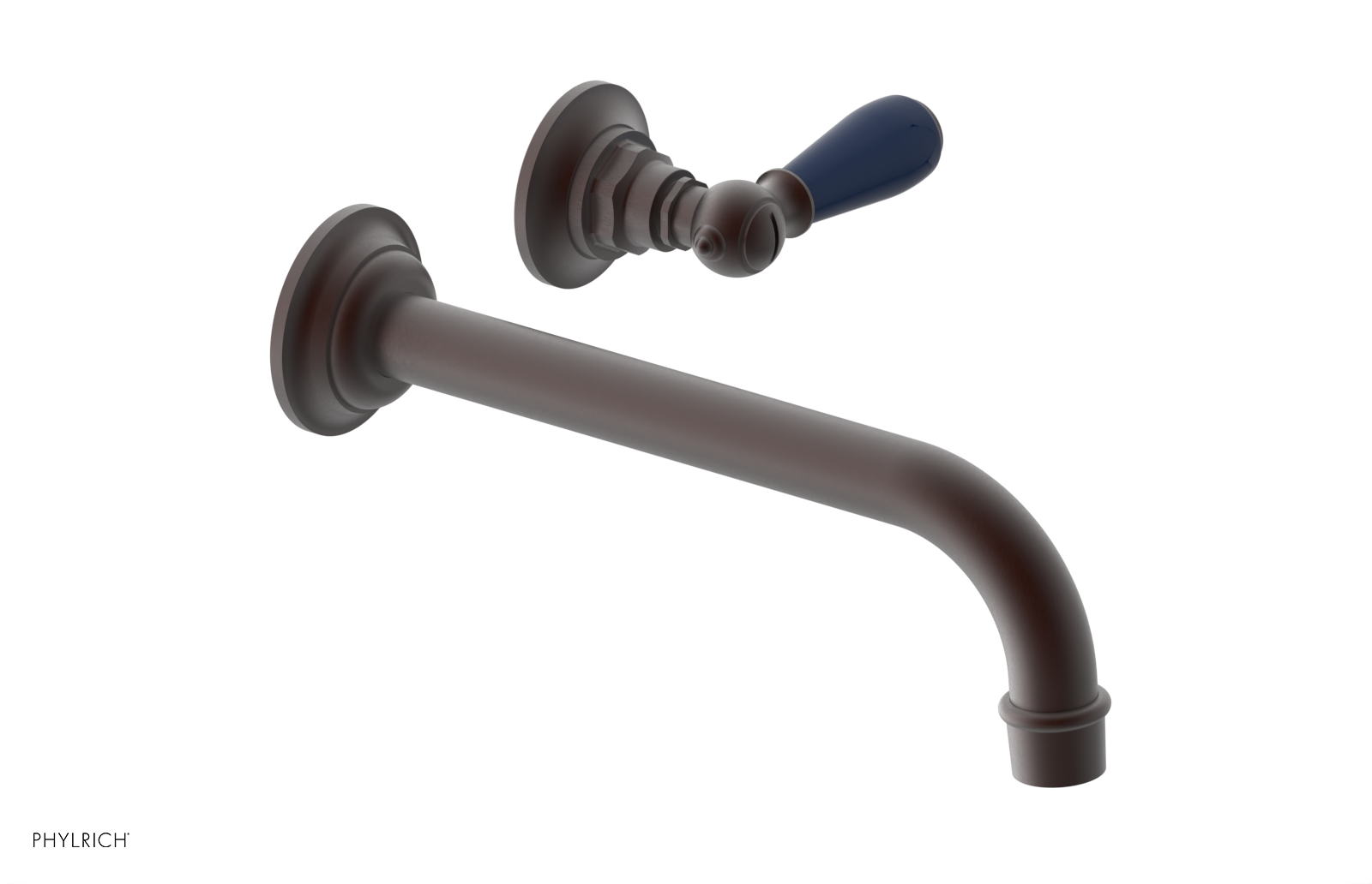 Phylrich Jamestown 10" Spout Single Handle Wall Lavatory Set by Phylrich