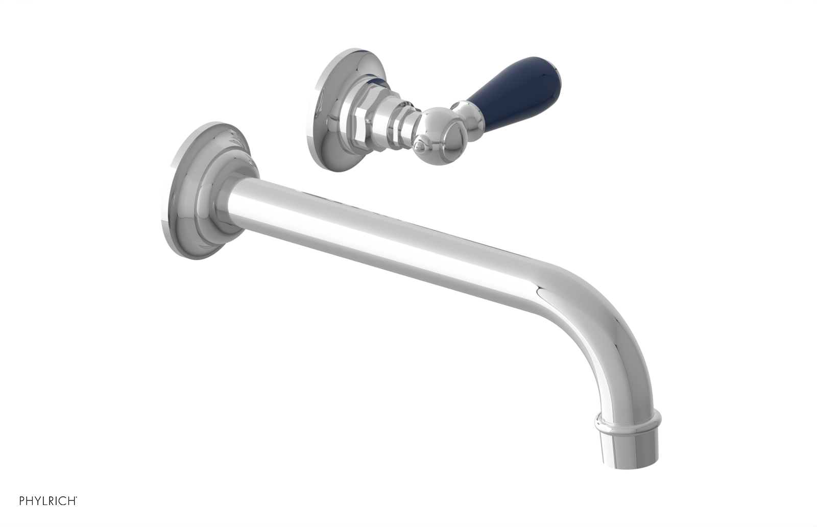 Phylrich Jamestown 10" Spout Single Handle Wall Lavatory Set by Phylrich